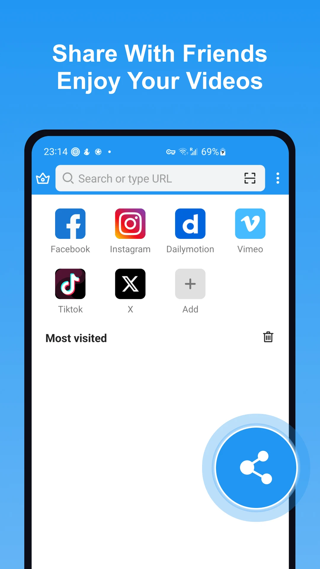 Pure Video Downloader - Player screenshot